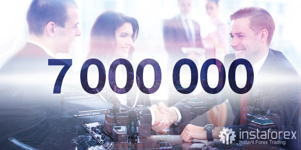 全世界7000000位交易者选择了InstaForex